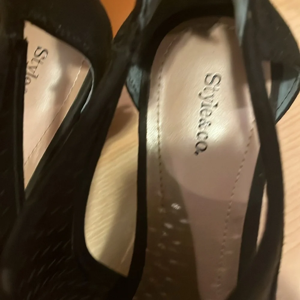 Style‎ & Co Black heels women 9.5